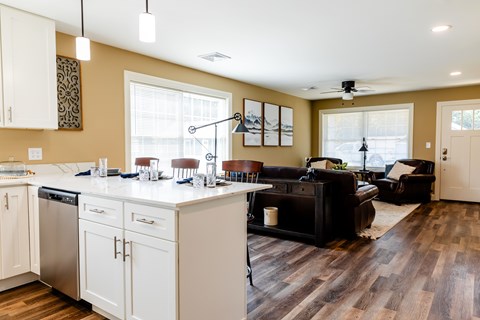 Floor plan for 2 beds, 2 baths, 1171 sqft